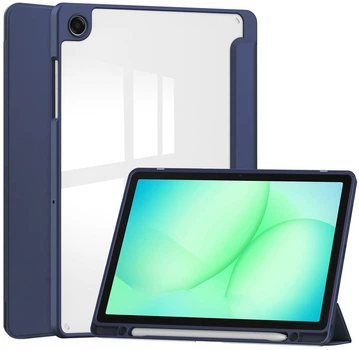 Чехол для планшета Samsung Galaxy Tab A11 Plus SM-X236B 11" BeCover Soft Edge TPU с креплением для стилуса Deep Blue (BC_715566)