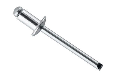 Заклепки вытяжные с плоской головкой Intertool 4.8 х 8.0 мм (в упаковке 50 шт.)