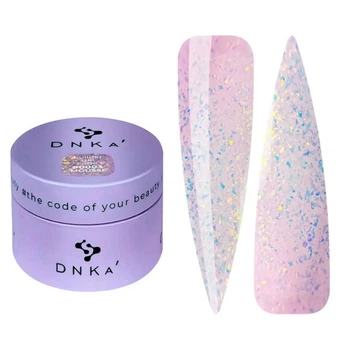 Гель для моделирования DNKa Builder Gel Mousse 0003 молочно-лиловый с опаловым шиммером 30 мл