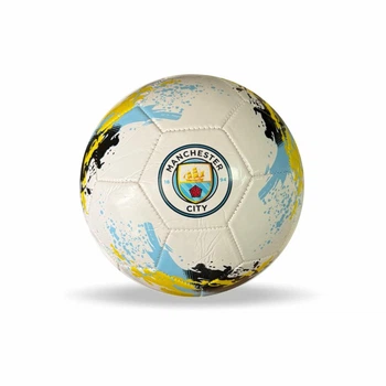Мяч футбольный IVN №5 ПВХ 1,8мм Manchester City IV-087FTCITY