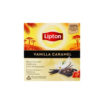 Чай Lipton черный "Vanilla Caramel" 20 пакетиков (5063270110973) (345284)