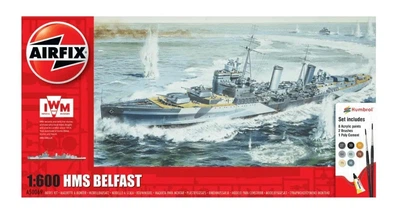 Стартовий набір для моделізму 1/600 крейсер HMS Belfast Airfix A50069