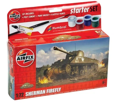 Збірна модель 1:72 танк Sherman Firefly Стартовий набір Airfix A55003