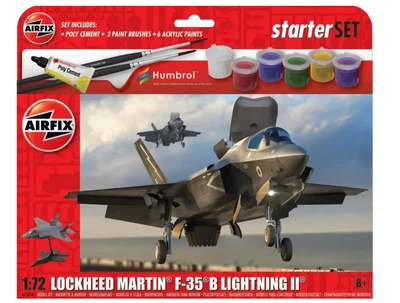 Стартовий набір для моделізму 1:72 літак Lockheed Martin F-35B Lightning II Airfix A55010