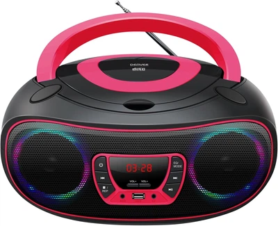 Радиоприемник Denver TCL212BT Pink Б/В