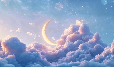 Дизайнерские виниловые фотообои на флизелиновой основе Moondream