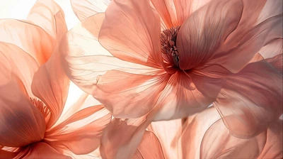 Дизайнерські вінілові фотошпалери на флізеліновій основі Peach glow
