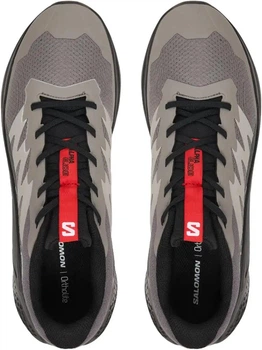 Кроссовки Salomon ALPHAGLIDE 44 (9.5 UK) (28 см) Cloudburstblack/Fieryred