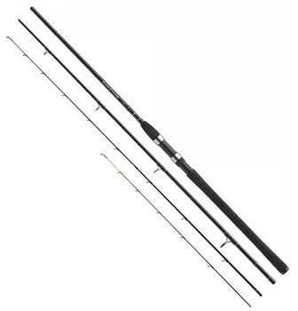 Вудилище фидерное Daiwa Black Widow Feeder карбоновое 3-частное с кольцами оксид титана 3.30м 100г