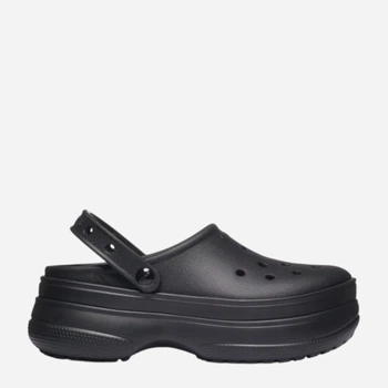Женские кроксы Crocs Classic Stacked Clog Blk/Blk 211355-060 37-38 (M5/W7) 23 см Black (198445276989)