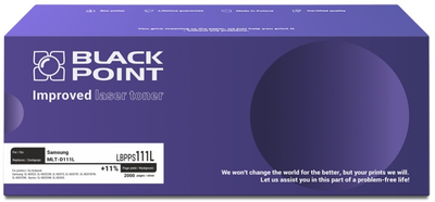 Toner Black Point do Samsung MLT-D111L Black (LBPPS111L)
