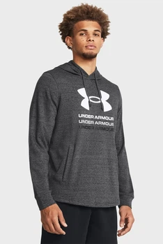 Чоловіче темно-сіре худі UA Rival Terry Graphic Hood Under Armour L 1386047-025