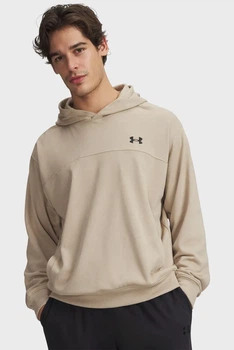 Чоловіче бежеве худі UA Rival LW Hoodie Under Armour L 6012335-299
