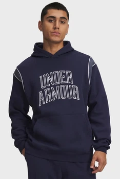 Чоловіче темно-синє худі UA Rival Fleece Nov Hoodie Under Armour XXL 6009353-410