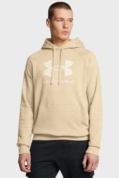 Чоловіче бежеве худі UA Rival Fleece Logo HD Under Armour XL 1379758-299