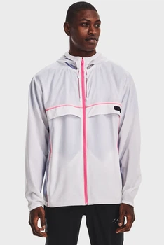 Чоловіча біла ветровка UA RUN ANYWHERE JACKET Under Armour XL 1374229-100