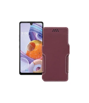 Чохол-книжка StatusCASE для телефону LG Stylo 6 бордовий
