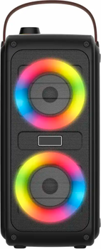 Портативна колонка Denver BTV-230 MK2 RGB Black (BTV-230)