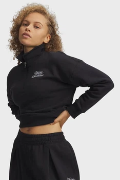 Жіноча чорна спортивна кофта Rival Fleece Script HZ Under Armour SM 6012292-001