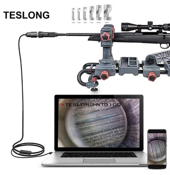 Ендоскоп бороскоп Teslong NTG100 для чищення зброї, 4.5мм + 6 дзеркал, HD камера, LED, Android/Windows/Mac