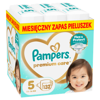 Підгузки Pampers Premium Care Розмір 5 (11-16 кг) 132 шт (8006530223478)