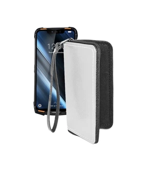 Чохол-гаманець з екошкіри для телефону Doogee S90 Pro Білий