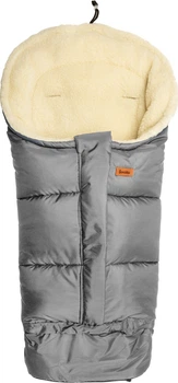 Śpiworek do wózka Sensillo Combi 3w1 wełna 100-80 × 45 cm szary (5902021527823)