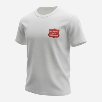 Футболка бавовняна довга чоловіча Roy Rogers RRW017CR350569 C0069 L Біла (800070355133)