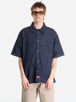 Сорочка джинсова чоловіча Dickies DK0A88PHRIN1 XL Темно-синя (800070354657)