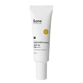 Сонцезахисна сироватка для обличчя SPF 30 Sane 30 мл