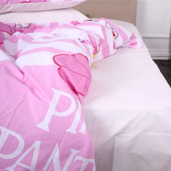 Простынь MirSon Ranforce Elite 17-0110 Pink Pantere 150 х 220 см (2200004649429)