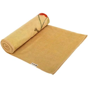 Коврик полотенце для йоги нескользящий BLOOM YOGA TOWEL LB7091 BEGONIA Размер 183x61х0,1см Коричневый