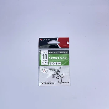 Крючок Gurza SPORT S-32 # 10 PTF 8 шт.,KE-3227-010