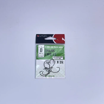 Оффсетный крючок Gurza SHANK EWG LE # 8 BN 5 шт ,К-3302-008