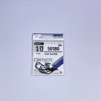 50180 - №1/0 Крючки "OWNER" KOI SURE (JAPAN),50180-001