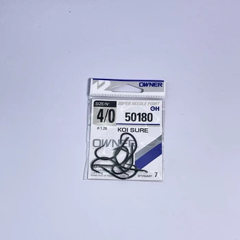 50180 - №4/0 Крючки "OWNER" KOI SURE (JAPAN),50180-004
