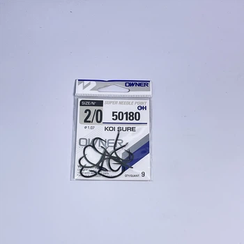 Гачки "OWNER" 50180 - №2/0 KOI SURE,50180-002