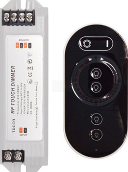 Беспроводной диммер Touch RF 12-24V черный