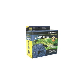 Поливочный шланг Voltronic 15-45м/150ft + распылитель, насадка на кран, Blue/Green, Box (Garden hose 15-45)