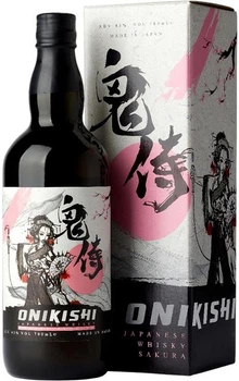 Віскі Onikishi Deadly Sakura Blended Japanese Whisky 0.7 л 43% в подарунковій упаковці (793420176683)