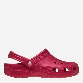 Жіночі крокси Crocs Classic Glitter Clog QuGl 205942-7CA 39-40 (M7/W9) 25 см Red (198445340222)