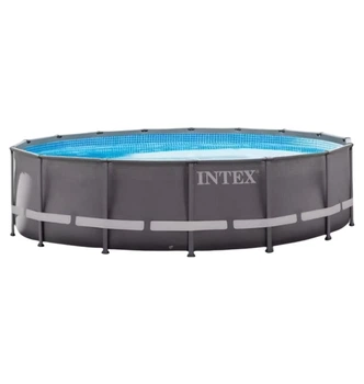 Круглый бассейн Intex Ju-26334 с насосом, подстилкой и комплектом, 610×122 см