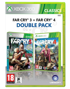 Игра Microsoft Xbox 360 Far Cry 3 + 4 Double Pack Английская Версия DVD 2шт Б/У