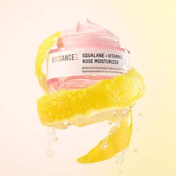 Зволожувальний крем зі скваланом та вітаміном С Biossance Squalane and Vitamin C Rose Moisturiser 50ml