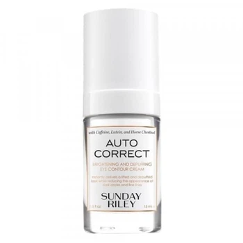 Крем для кожи вокруг глаз Sunday Riley Auto Correct Brightening And Depuffing Eye Contour Cream 15 ml