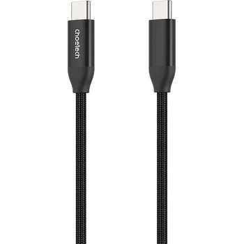 Кабель для передачи данных Choetech USB-C 2.0 M-M 480 Mbps PD 240W 2м Black (XCC-1036)