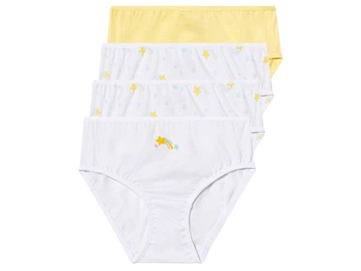 Трусики слипы набор 4 шт. для девочки Lupilu LIDL 464455 122-128 см (6-8 years) Комбинированный