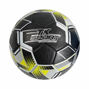 Футбольный мяч TK Sport, 350–370 г, C 44448-2, черный