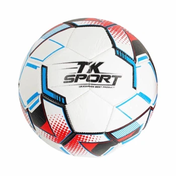 Футбольный мяч TK Sport, 350–370 г, C 44448, белый
