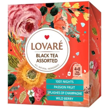 Чай Lovare Black Tea Assorted чорний 32 шт. (79648)